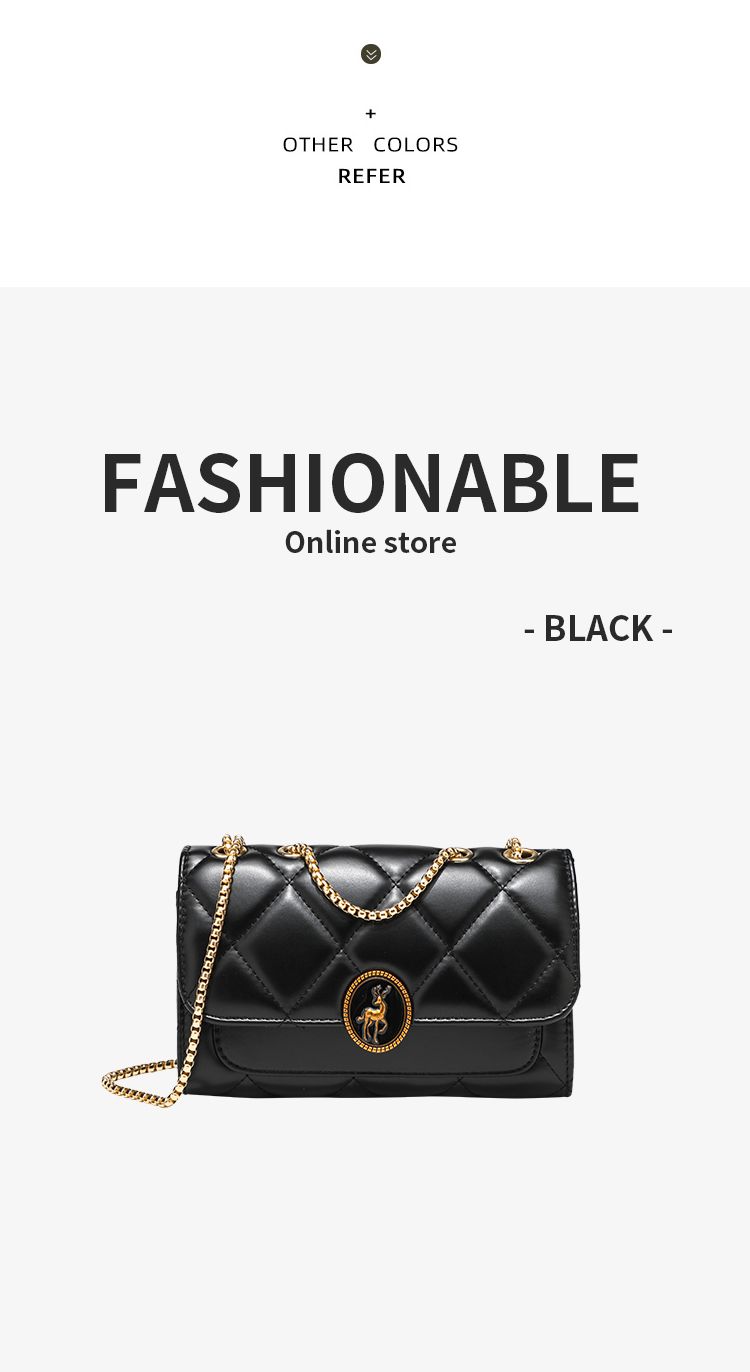 CHARHP&KEJNT nouveau sac à bandoulière simple à la mode, petit sac carré simple à bandoulière, sac à chaîne polyvalent pour femme_voghion.com