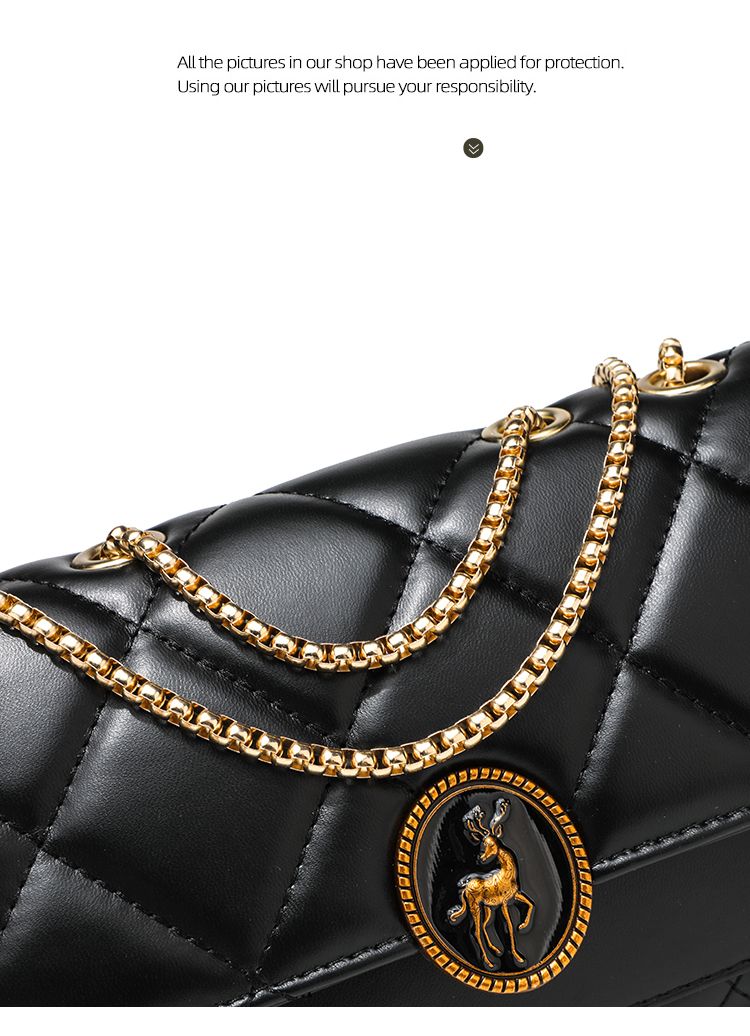 CHARHP&KEJNT nouveau sac à bandoulière simple à la mode, petit sac carré simple à bandoulière, sac à chaîne polyvalent pour femme_voghion.com