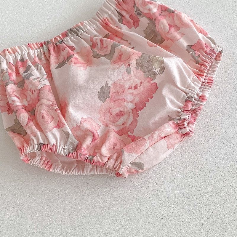 Blumen Flutter Strampler Für Baby Mädchen Sommer Freizeitkleid_voghion.com