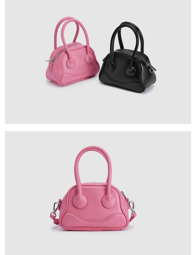 Mala de mão com cara sorridente para mulher, bolsa a tiracolo_voghion.com