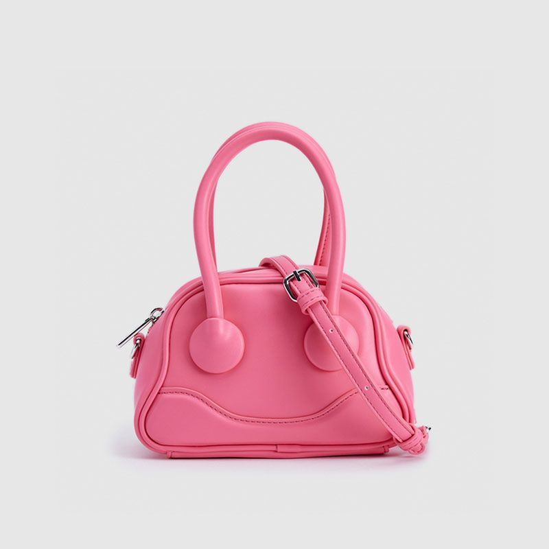 Mala de mão com cara sorridente para mulher, bolsa a tiracolo_voghion.com