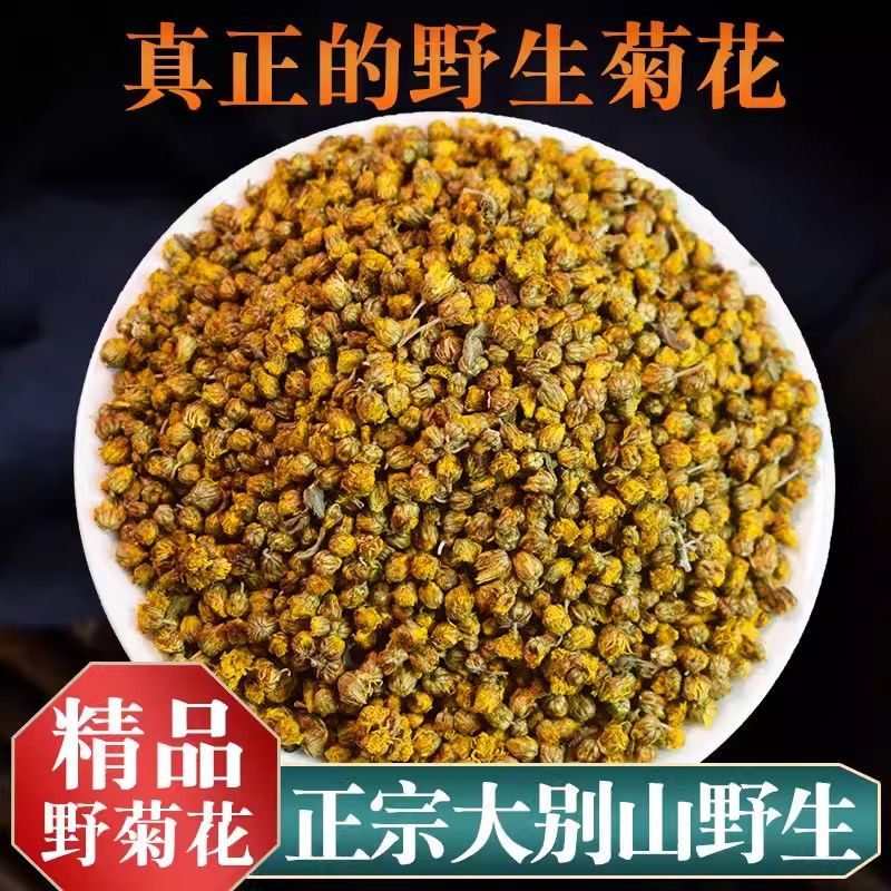 小野菊干花大别山野菊花干野生 散装小野菊花中药材野菊花茶