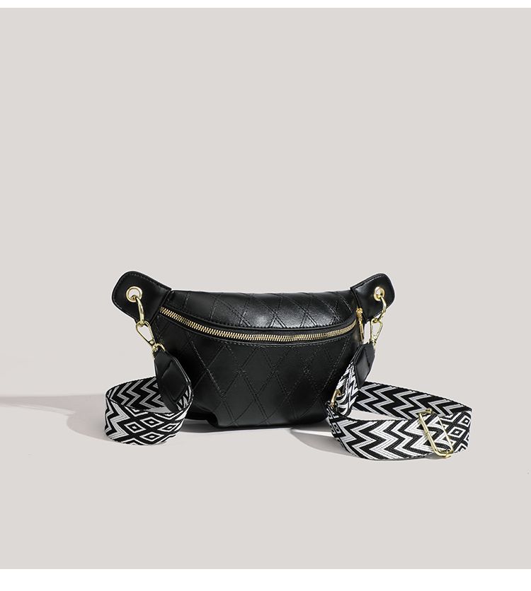 Borsa a mano CHARHP&KEJNT per donna 2024 nuova borsa casual da cintura con nicchia sul petto, borsa a tracolla diagonale a spalla singola_voghion.com