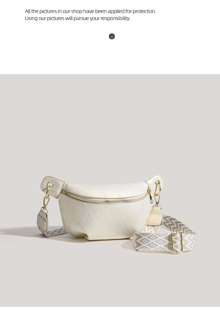 Borsa a mano CHARHP&KEJNT per donna 2024 nuova borsa casual da cintura con nicchia sul petto, borsa a tracolla diagonale a spalla singola_voghion.com