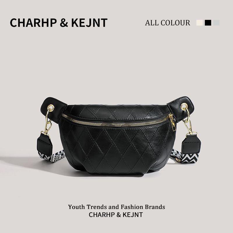 Borsa a mano CHARHP&KEJNT per donna 2024 nuova borsa casual da cintura con nicchia sul petto, borsa a tracolla diagonale a spalla singola_voghion.com
