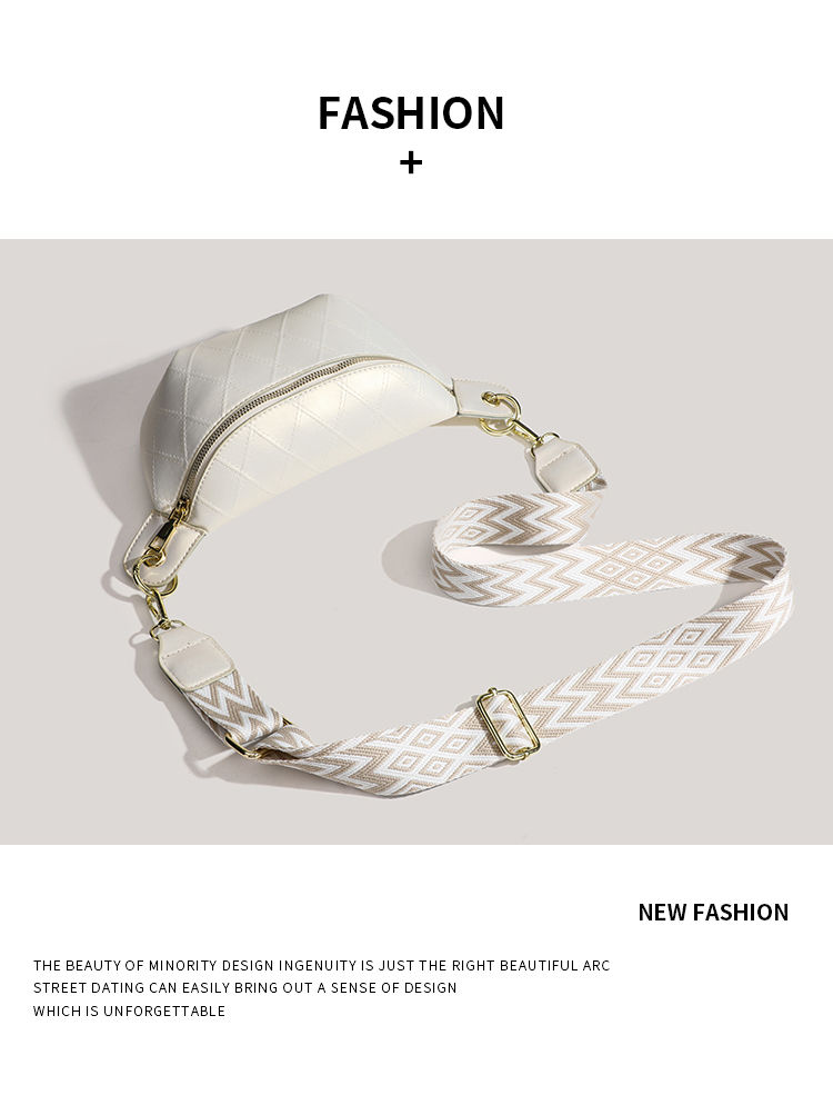 Borsa a mano CHARHP&KEJNT per donna 2024 nuova borsa casual da cintura con nicchia sul petto, borsa a tracolla diagonale a spalla singola_voghion.com