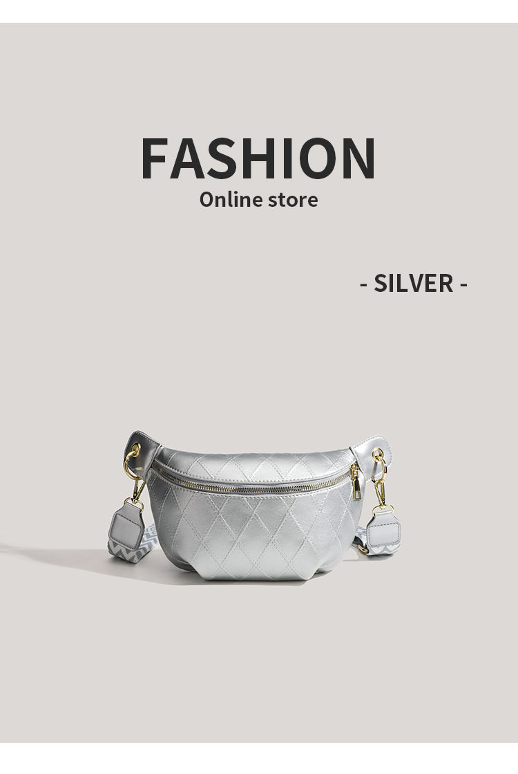 Borsa a mano CHARHP&KEJNT per donna 2024 nuova borsa casual da cintura con nicchia sul petto, borsa a tracolla diagonale a spalla singola_voghion.com