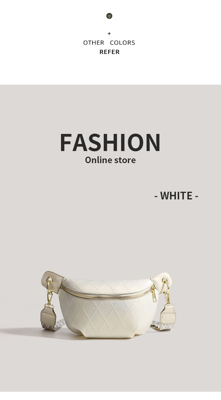 Borsa a mano CHARHP&KEJNT per donna 2024 nuova borsa casual da cintura con nicchia sul petto, borsa a tracolla diagonale a spalla singola_voghion.com