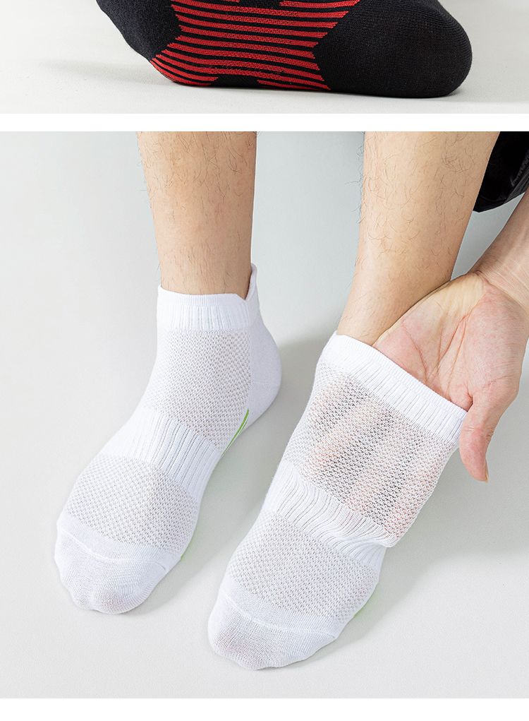 Professional Cotton Running Socks Breathable And Sweat Absorbent_voghion.com
