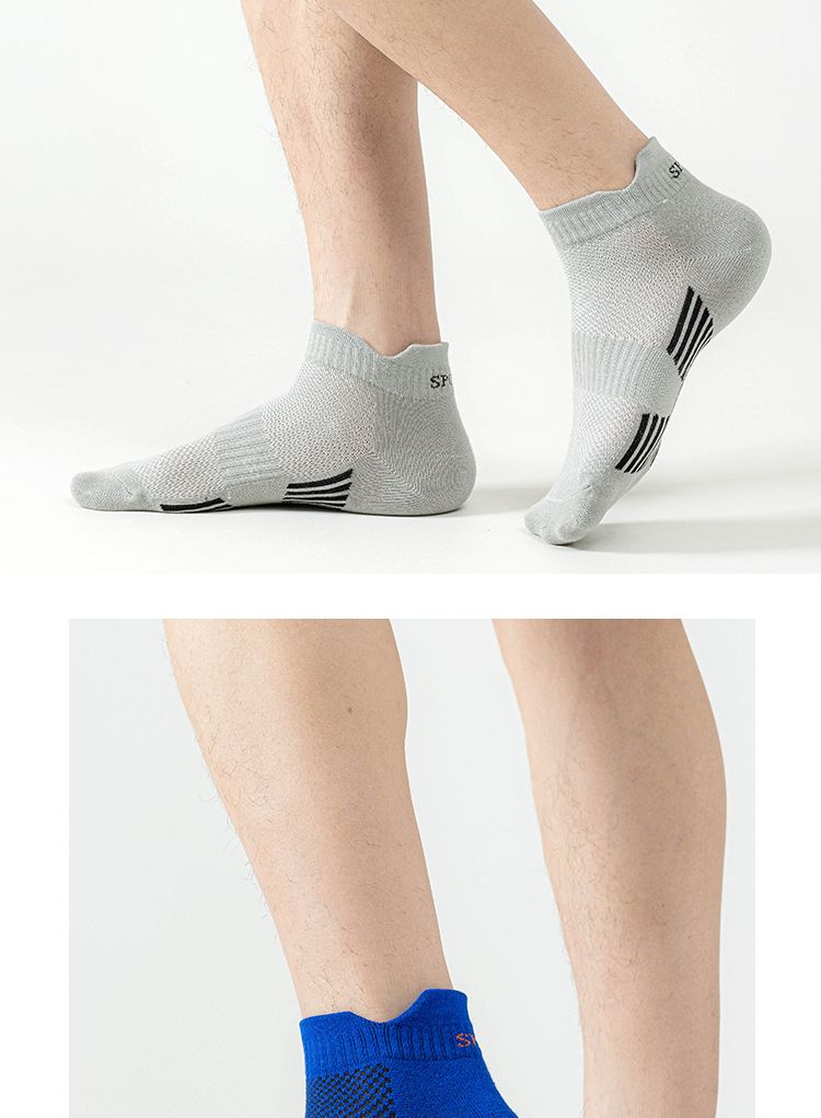Professional Cotton Running Socks Breathable And Sweat Absorbent_voghion.com