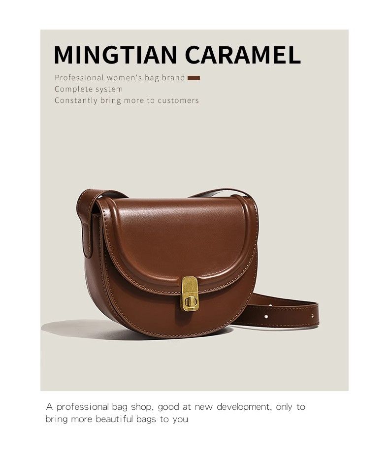 CHARHP&KEJNT Sattel für Frauen, High-End, klein und vielseitig, rote Umhängetasche mit einer Schulter_voghion.com