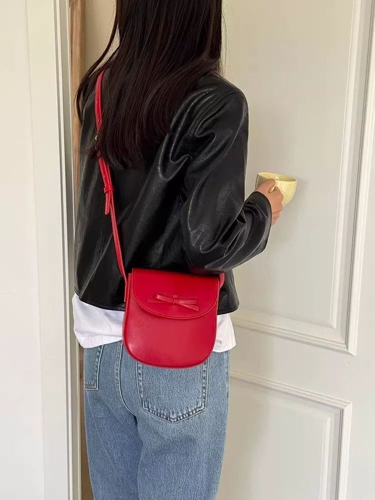 CHARHP&KEJNT Design Bogen Sattel Mode Vielseitig Single Schulter Crossbody Tasche Premium_voghion.com