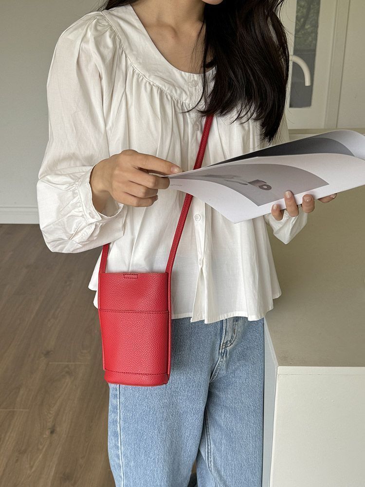 CHARHP&KEJNT new simple small shoulder phone bag high appearance French lightweight_voghion.com
