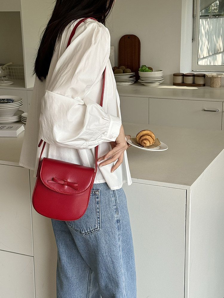 CHARHP&KEJNT Design Bogen Sattel Mode Vielseitig Single Schulter Crossbody Tasche Premium_voghion.com