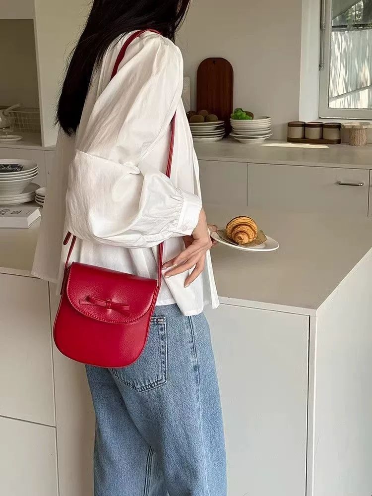 CHARHP&KEJNT Design Bogen Sattel Mode Vielseitig Single Schulter Crossbody Tasche Premium_voghion.com
