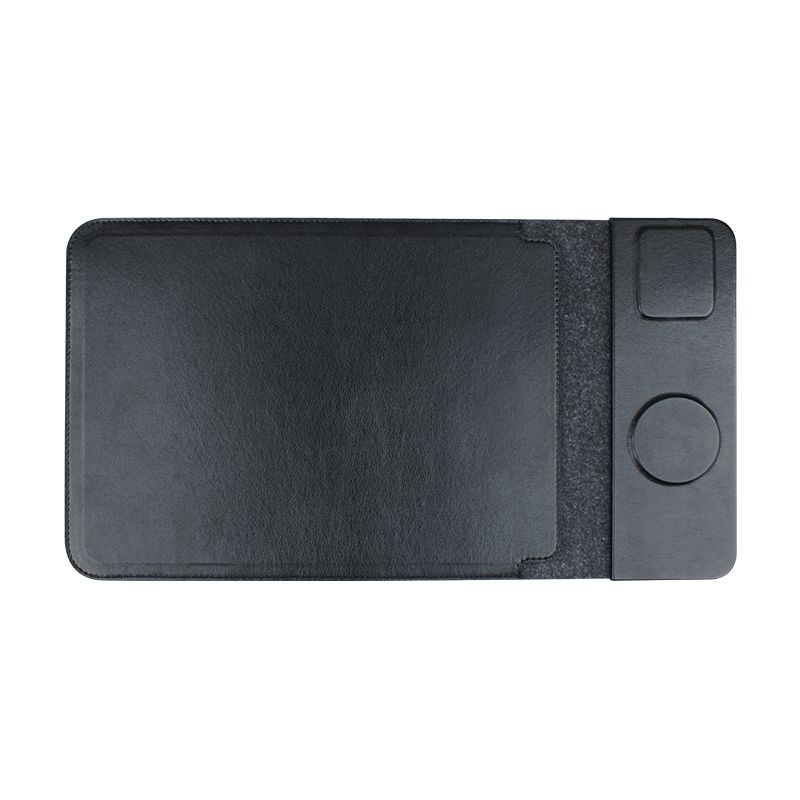 Mobiele telefoon draadloze 15W magnetische hoofdtelefoon oplader muismat 3-in-1 laptop universele computertas_voghion.com