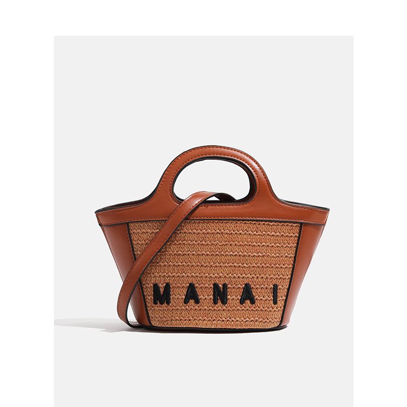 CHARHP&KEJNT Borsa a tracolla da spiaggia estiva in paglia per donna, borsa a tracolla singola intrecciata di alta qualità_voghion.com