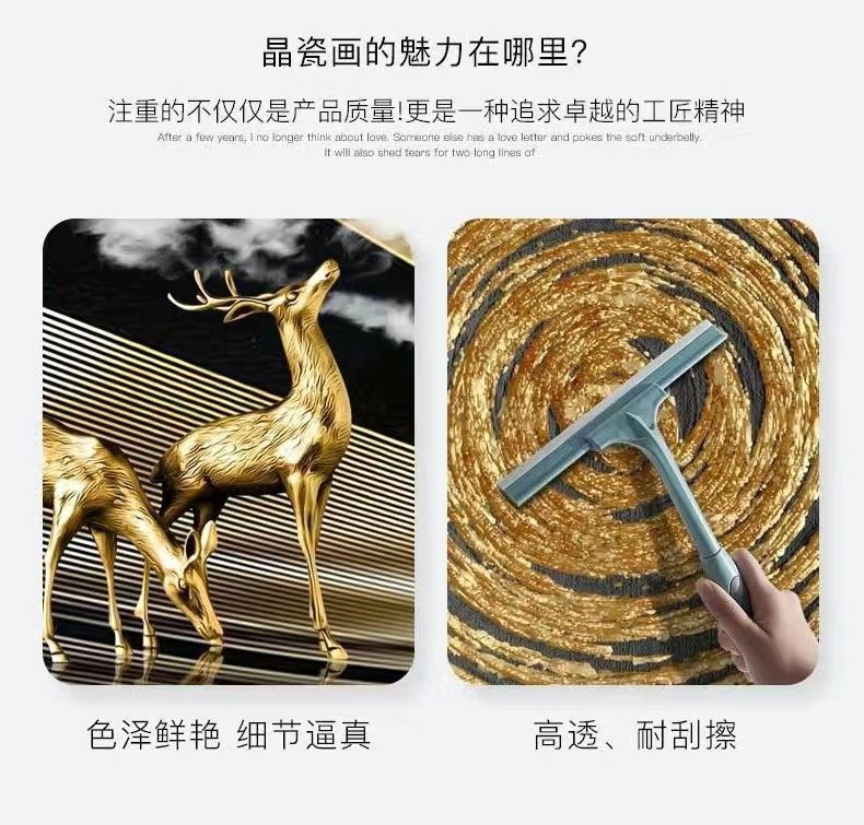 观世音新款家用挂画玄关观音画像观音菩萨供奉客厅装饰画精品壁画 detail 4