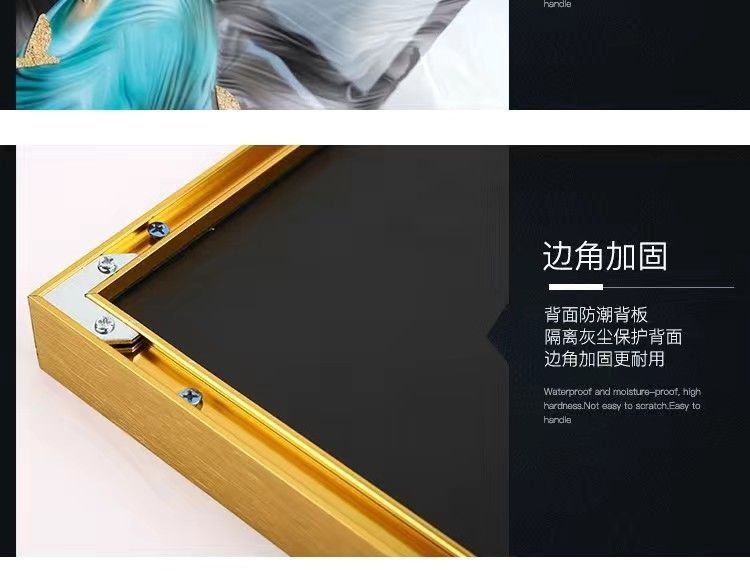 观世音新款家用挂画玄关观音画像观音菩萨供奉客厅装饰画精品壁画 detail 2
