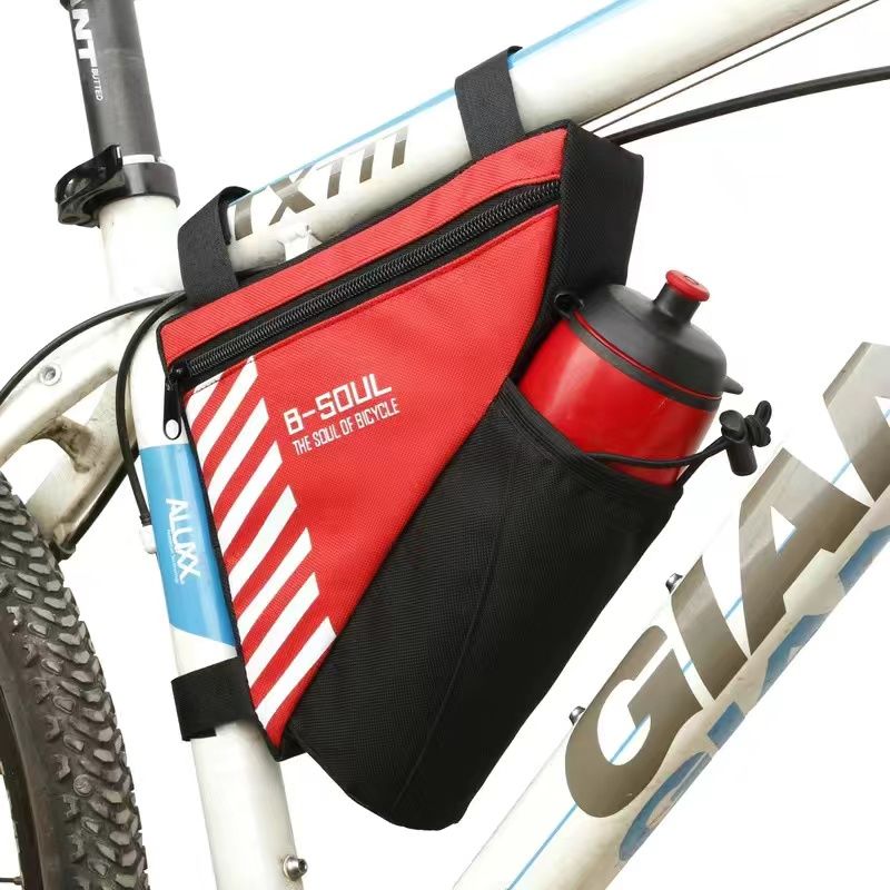 Bicicleta Triángulo Viga Bicicleta de montaña Botella de agua Sillín delantero Tubo superior Bolsa de herramientas Equipamiento de ciclismo_voghion.com