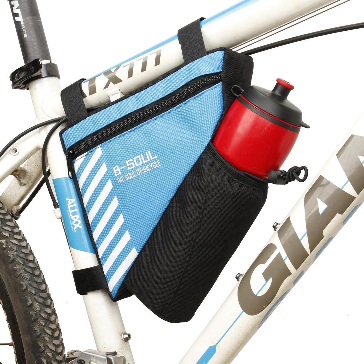 Bicicleta Triángulo Viga Bicicleta de montaña Botella de agua Sillín delantero Tubo superior Bolsa de herramientas Equipamiento de ciclismo_voghion.com