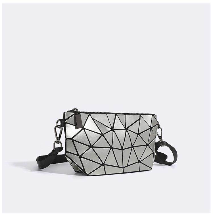 CHARHP&KEJNT Borsa a tracolla geometrica laser alla moda piccola da donna 2024 con catena_voghion.com