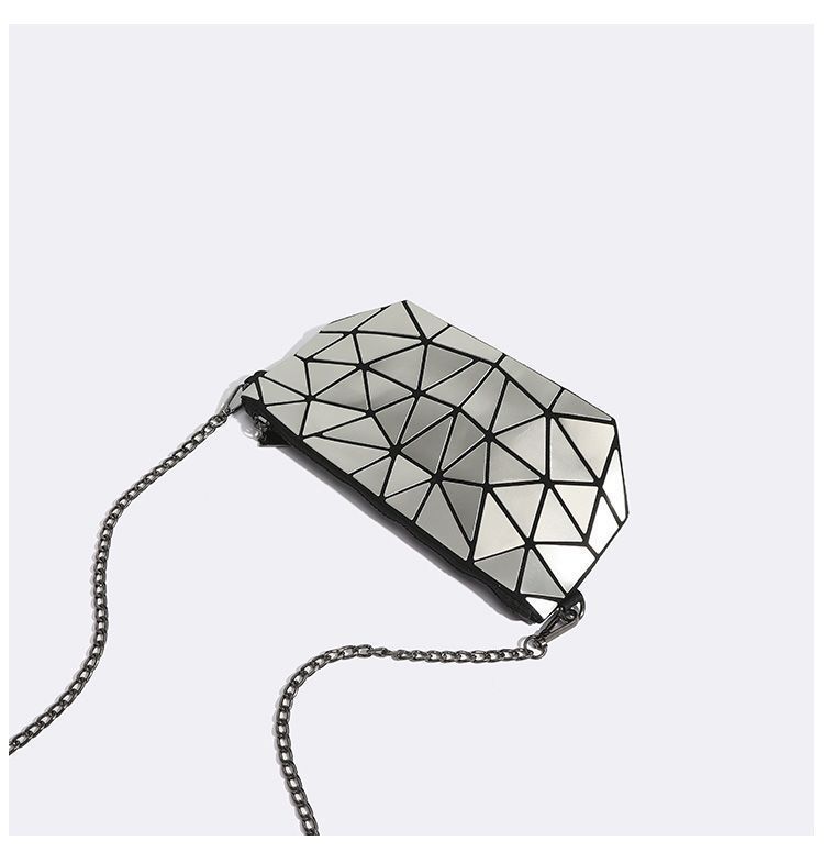CHARHP&KEJNT Borsa a tracolla geometrica laser alla moda piccola da donna 2024 con catena_voghion.com