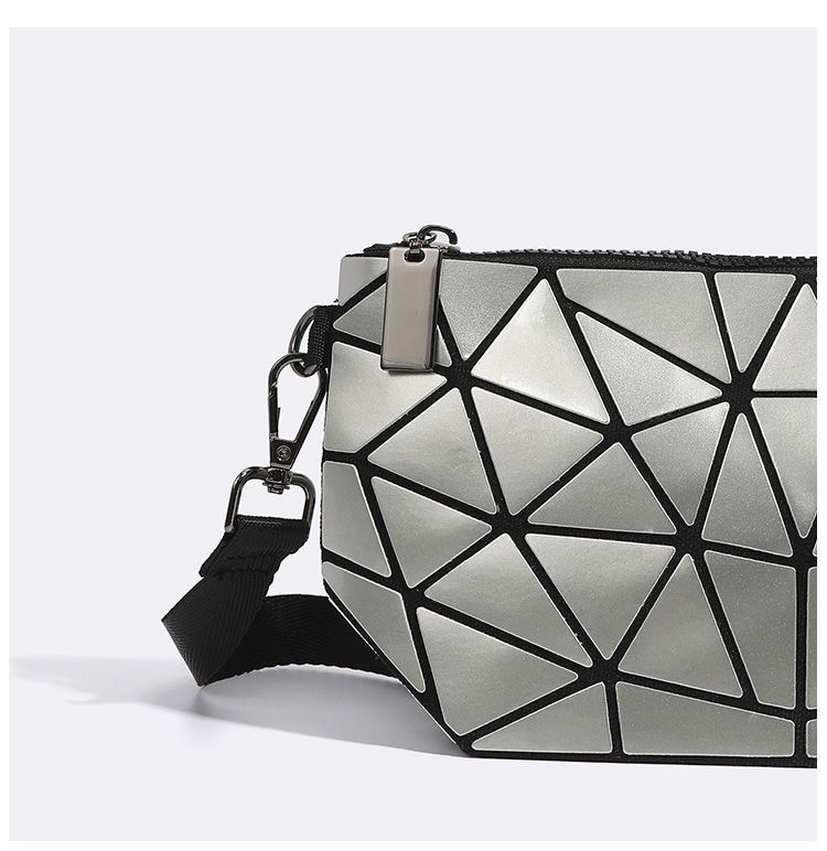 CHARHP&KEJNT Borsa a tracolla geometrica laser alla moda piccola da donna 2024 con catena_voghion.com