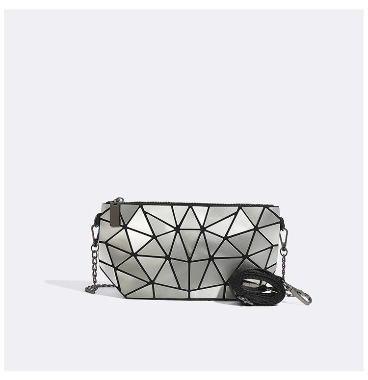CHARHP&KEJNT Borsa a tracolla geometrica laser alla moda piccola da donna 2024 con catena_voghion.com