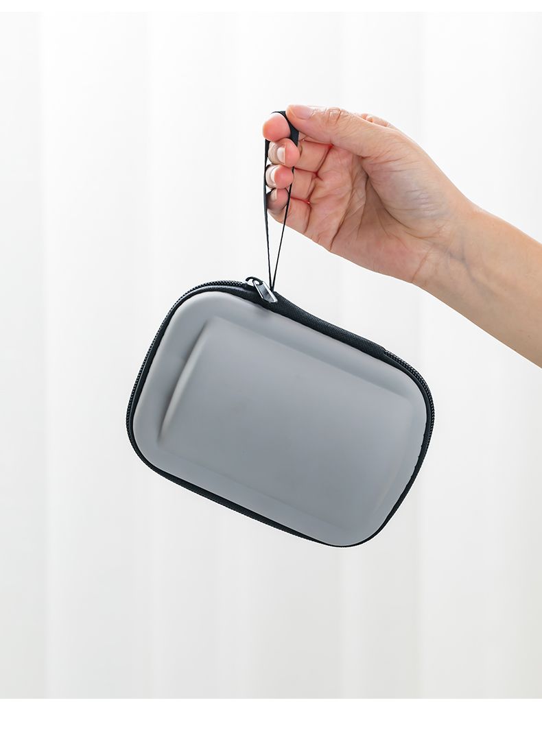 Ceramic Travel Tea Set With Glass Quick Cup For Camping And Home_voghion.com