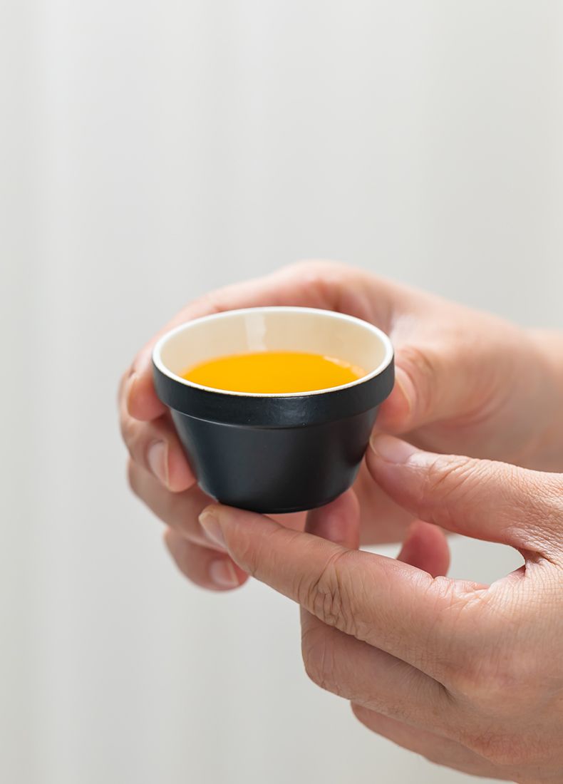 Ceramic Travel Tea Set With Glass Quick Cup For Camping And Home_voghion.com