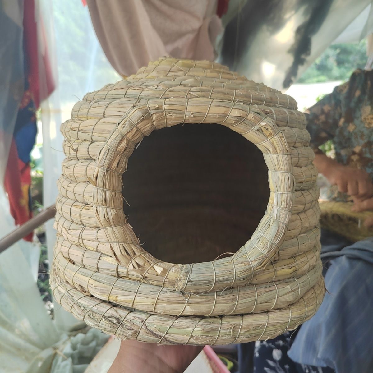 鹌鹑玄凤斑鸠稻草窝鸟窝鸽子窝保暖白鸽窝鸽巢孵蛋荷兰猪窝窝睡房