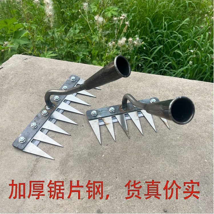 多功能除草工具耙子多用途神器锄草钉耙撤卸翻土新款锄头农用家用