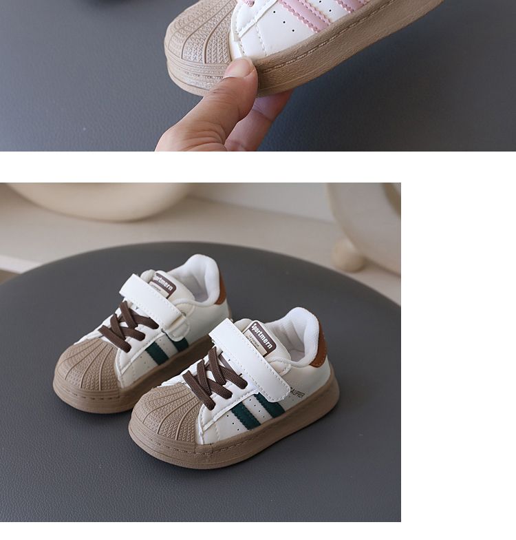 Baskets pour enfants, nouvelles chaussures de sport antidérapantes pour filles, printemps-automne 2025, pour tout-petits et jeunes enfants, bout coquille_voghion.com