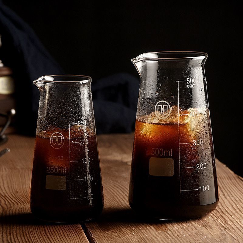 Iced American Coffee Hand Brewed Hanging Ear Sharing Brewing Cold Infusion Pot Tasting Household Graduated Measuring Cup_voghion.com