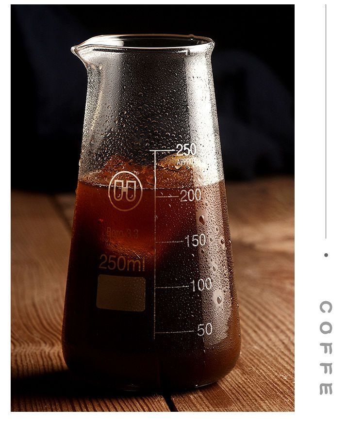 Iced American Coffee Hand Brewed Hanging Ear Sharing Brewing Cold Infusion Pot Tasting Household Graduated Measuring Cup_voghion.com