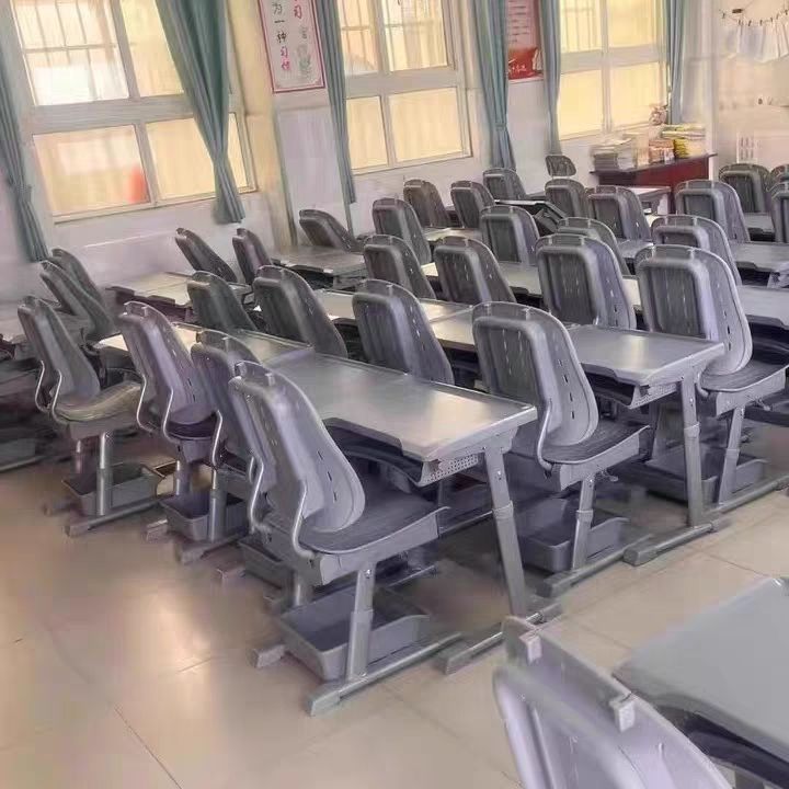 儿童学校课桌椅可折叠午睡躺椅书桌学习休息教室辅导班可手摇升降