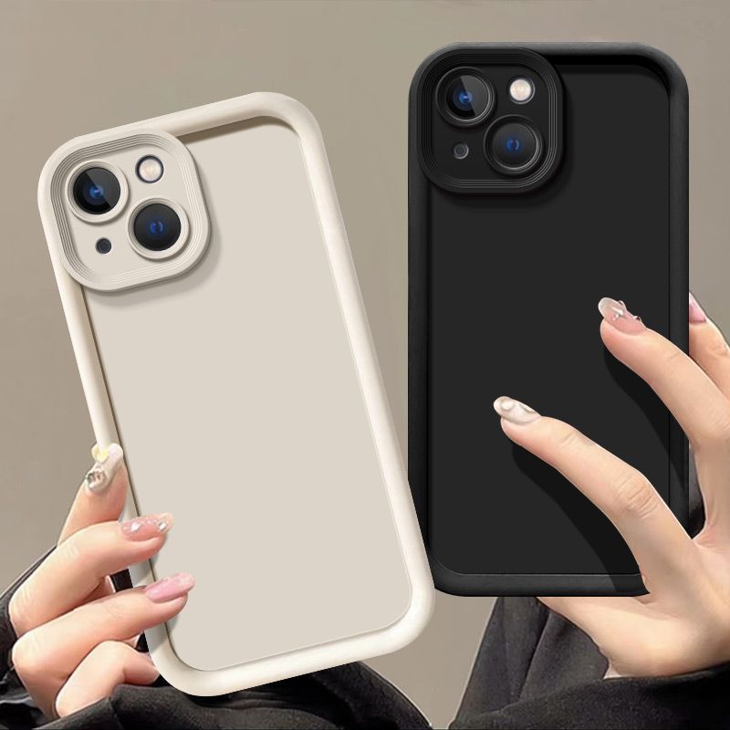 Tianyan Ladder iPhone 13 silikona pilna iepakojuma biezs, pret nokrišanu izturīgs tālruņa maciņš, vienkrāsains_voghion.com