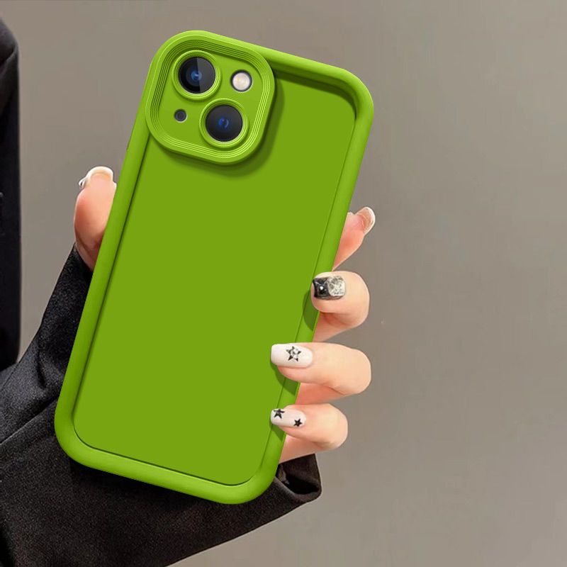 Tianyan Ladder iPhone 13 silikona pilna iepakojuma biezs, pret nokrišanu izturīgs tālruņa maciņš, vienkrāsains_voghion.com