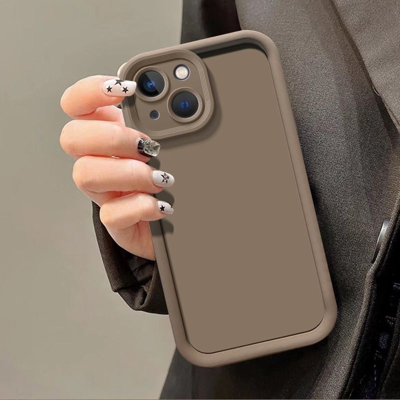 Tianyan Ladder iPhone 13 silikona pilna iepakojuma biezs, pret nokrišanu izturīgs tālruņa maciņš, vienkrāsains_voghion.com