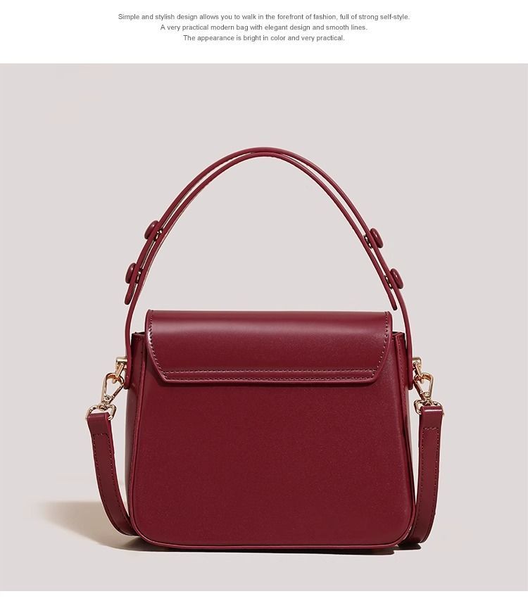 Bride wedding red niche, high-end feeling light luxury 2024 new single shoulder crossbody women's bag, underarm bag_voghion.com