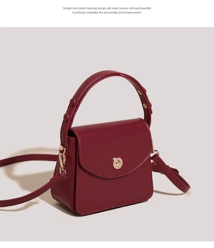 Bride wedding red niche, high-end feeling light luxury 2024 new single shoulder crossbody women's bag, underarm bag_voghion.com