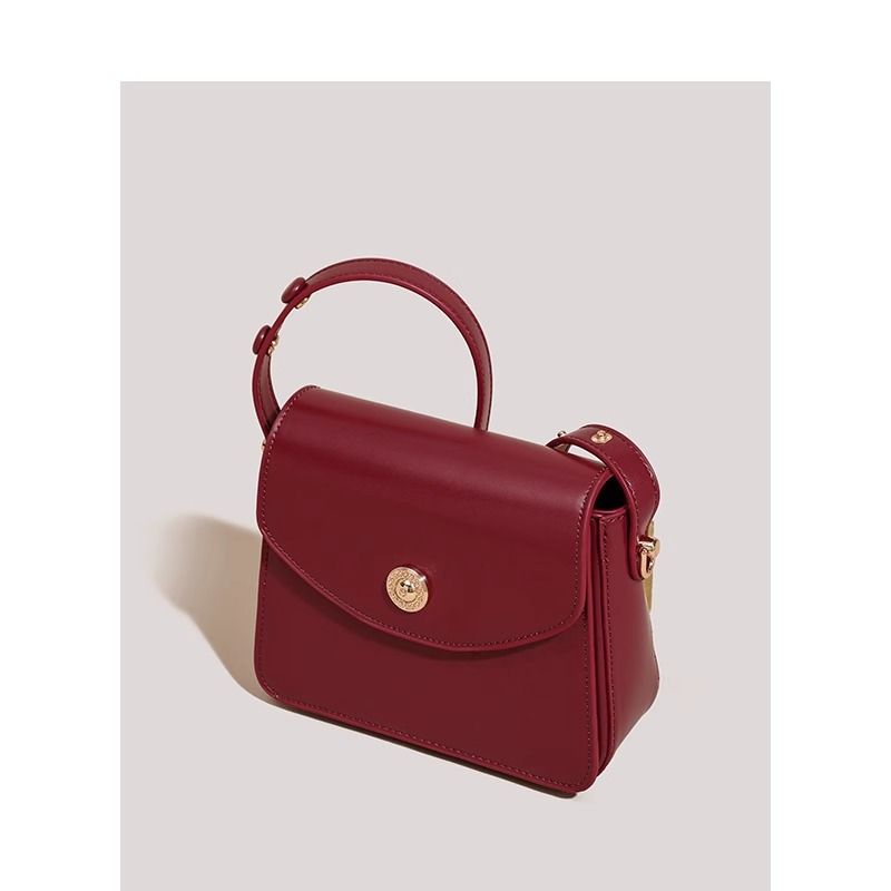 Bride wedding red niche, high-end feeling light luxury 2024 new single shoulder crossbody women's bag, underarm bag_voghion.com