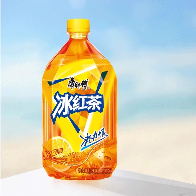 康师傅冰红茶1L*12l瓶整箱批发柠檬味茶饮特价促销一整箱 图片 6