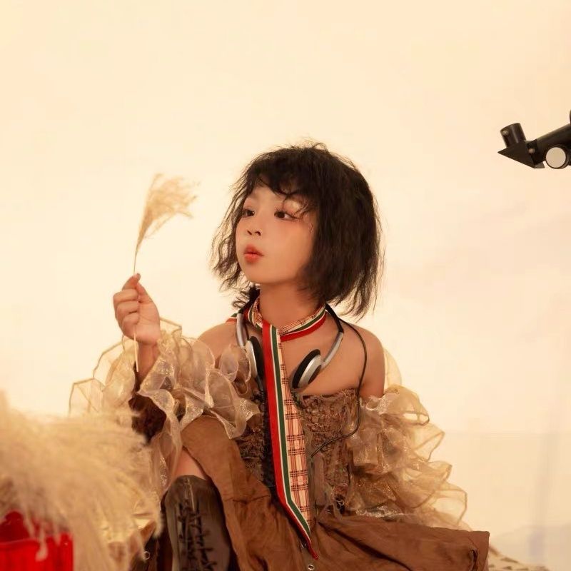 Mädchen Set Western Cowboy Punk Stil Outfit Für Kinder_voghion.com