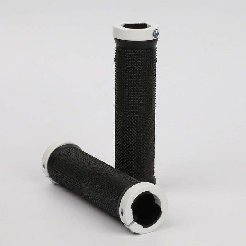 Universal Rubber Anti Slip Mountain Bike Bicycle Grip Double-sided Locking Handlebar Cover Equipment_voghion.com