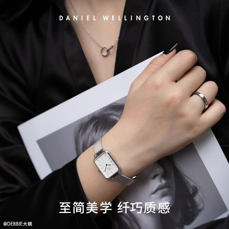 【马思纯同款】DW戒指女情侣款ins简约高级玫瑰金马年礼物送女友 图片 7