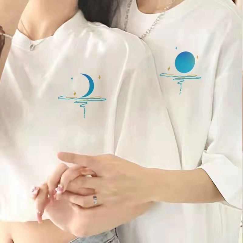 特别情侣装夏装2024新款潮流小众高级ins网红超火短袖t恤新中式
