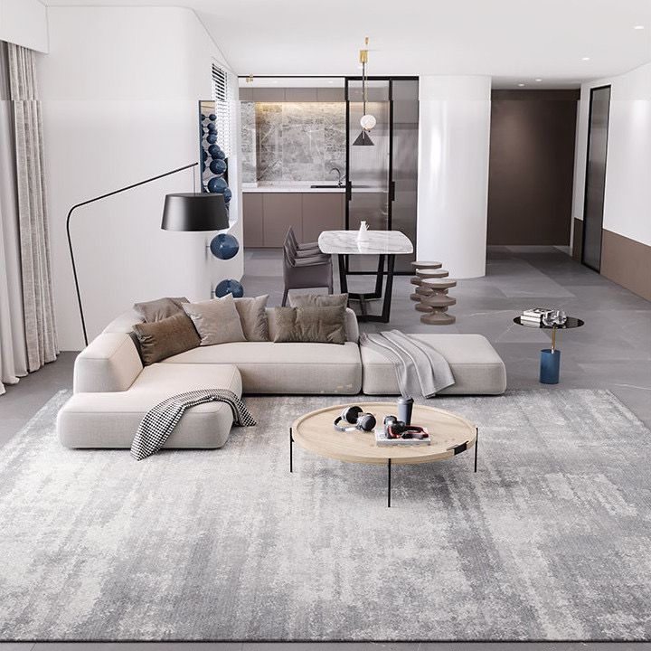 Stueteppe, ingen vask, slettbar, smussavvisende gulvmatte, stort område, luksuriøst, high-end, fortykket, fullt_voghion.com