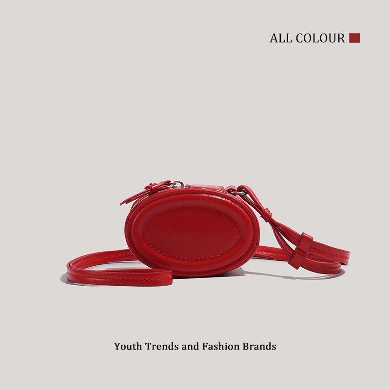 Geantă crossbody rotundă de lux CHARHP&KEJNT, tip cutie pentru bijuterii, nișă pentru ruj, geantă pentru chei versatilă_voghion.com